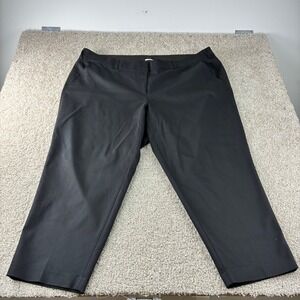 Lane Bryant The Ashley Modernist Black Dress Pants‎ Womens Size 28 Career Casual